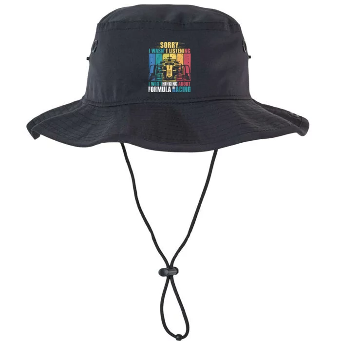 I WasnT Listening I Was Thinking About Formula Racing Legacy Cool Fit Booney Bucket Hat