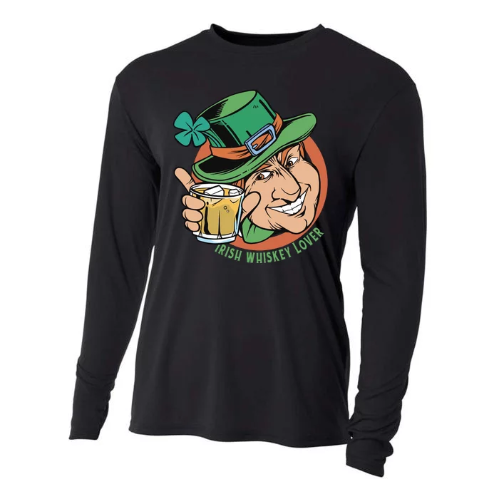 Irish Whiskey Lover St Patricks Day Cooling Performance Long Sleeve Crew