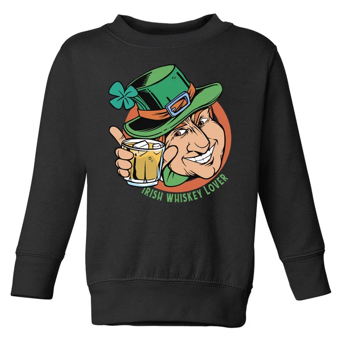 Irish Whiskey Lover St Patricks Day Toddler Sweatshirt