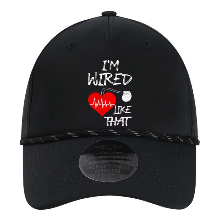 I'm Wired Like That Pacemaker Joke Heart Disease Awareness Funny Gift Performance The Dyno Cap