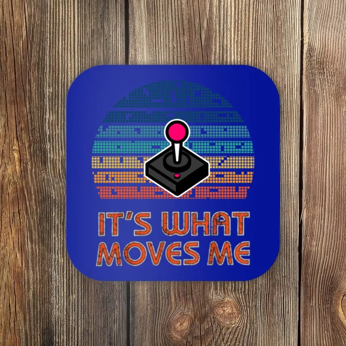 ItS What Moves Me Game Joystick For Gamers Gift Coaster