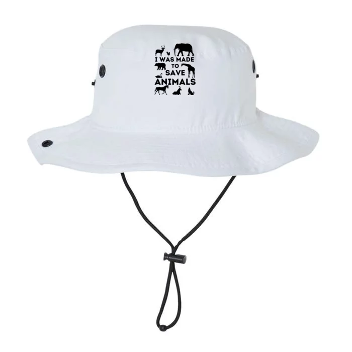 I Was Made To Save Animals Animal Rescue Protection Legacy Cool Fit Booney Bucket Hat