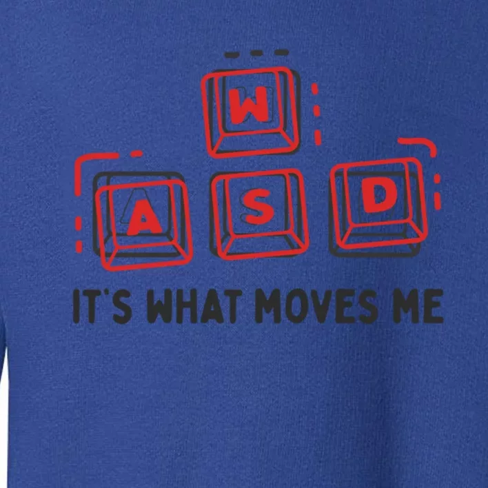 Its What Moves Me Wasd Key For Gamers And Programmers Gift Toddler Sweatshirt