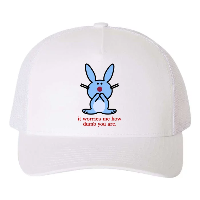 It Worries Me How Dumb You Are Yupoong Adult 5-Panel Trucker Hat