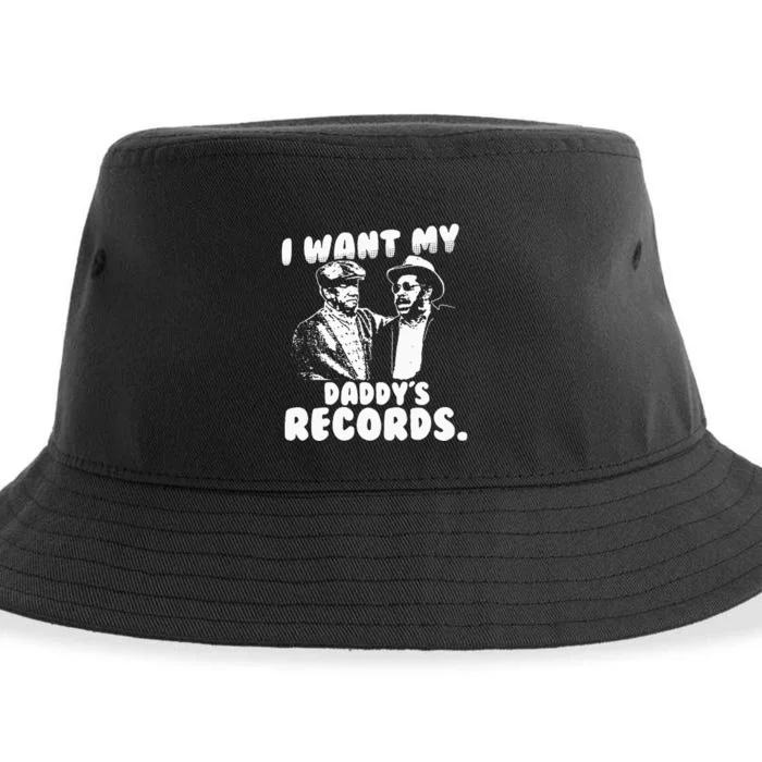 I Want My Daddy Records Sustainable Bucket Hat