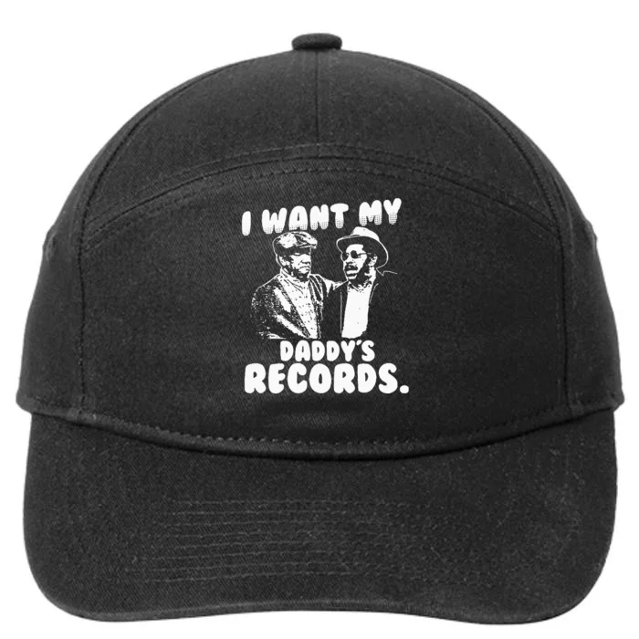 I Want My Daddy Records 7-Panel Snapback Hat