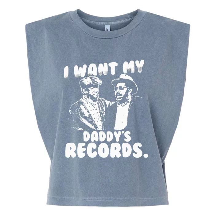 I Want My Daddy Records Garment-Dyed Women's Muscle Tee