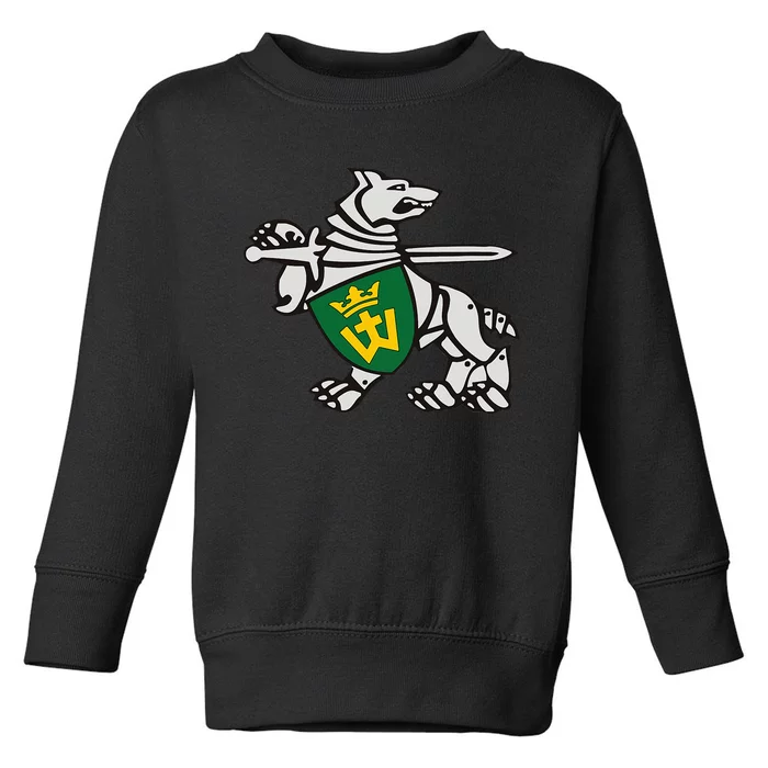 Iron Wolf Mindaugas By Lithuania Strong Toddler Sweatshirt