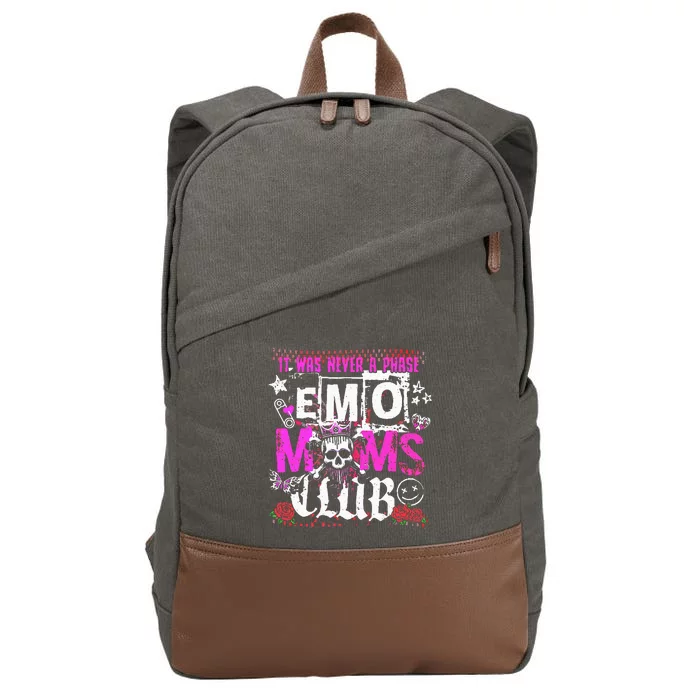 It Was Never A Phase Emo Moms Club Cotton Canvas Backpack