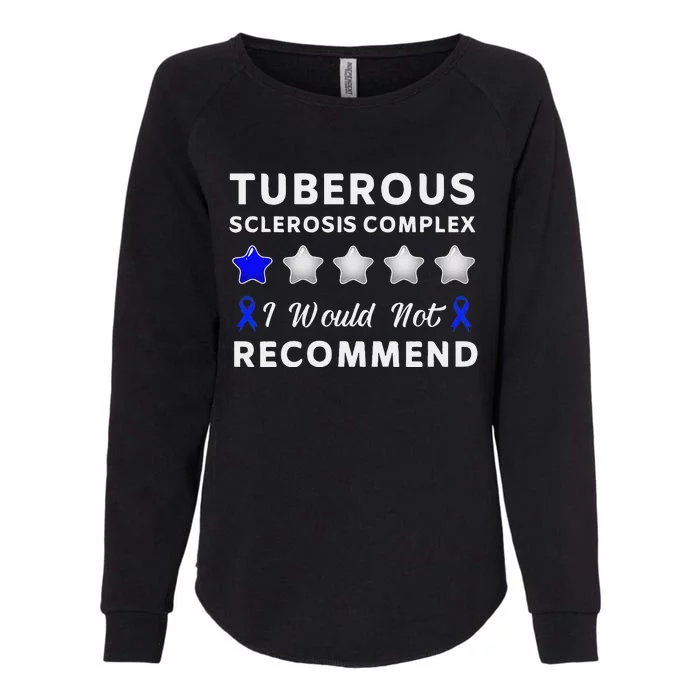 I Would Not Recommend Tuberous Sclerosis Complex Awareness Womens California Wash Sweatshirt