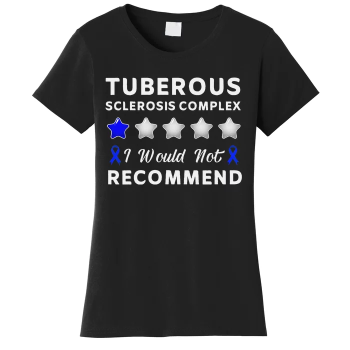 I Would Not Recommend Tuberous Sclerosis Complex Awareness Women's T-Shirt