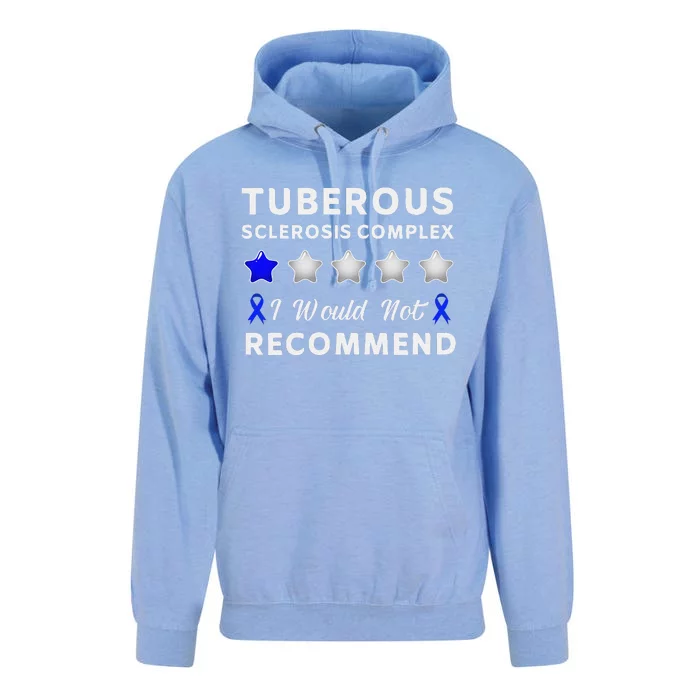 I Would Not Recommend Tuberous Sclerosis Complex Awareness Unisex Surf Hoodie