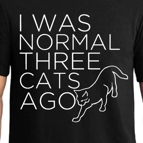 I Was Normal Trois Chats Ago Pajama Set