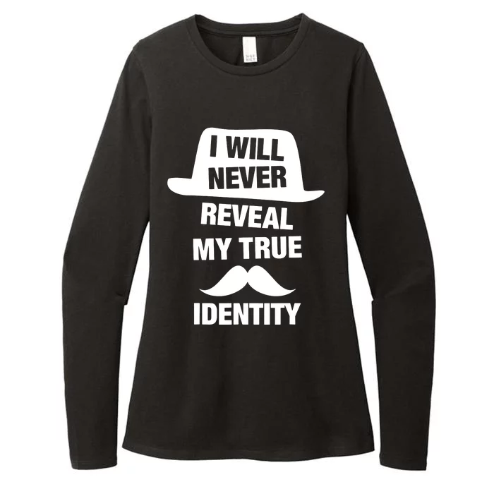 I Will Never Reveal My True Identity Womens CVC Long Sleeve Shirt