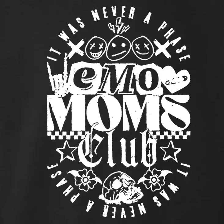 It Was Never A Phase Emo Moms Club Toddler Hoodie