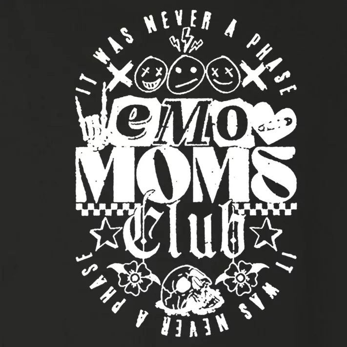 It Was Never A Phase Emo Moms Club Toddler Long Sleeve Shirt