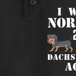 I Was Normal 2 Dachshunds Ago Dry Zone Grid Performance Polo