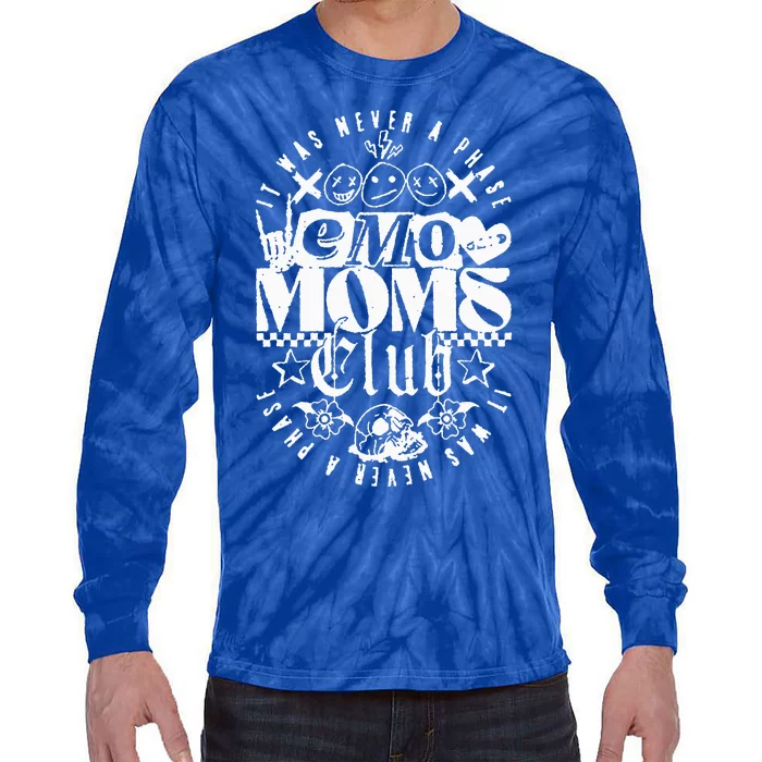 It Was Never A Phase Emo Moms Club Tie-Dye Long Sleeve Shirt