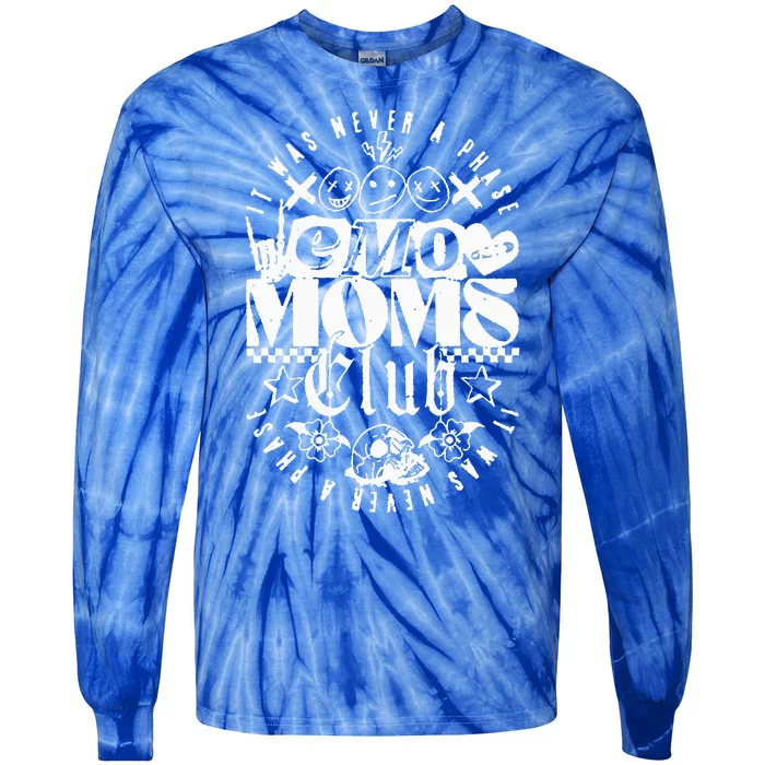 It Was Never A Phase Emo Moms Club Tie-Dye Long Sleeve Shirt