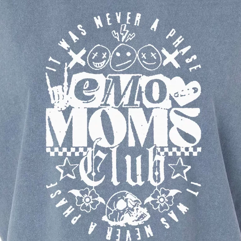 It Was Never A Phase Emo Moms Club Garment-Dyed Women's Muscle Tee