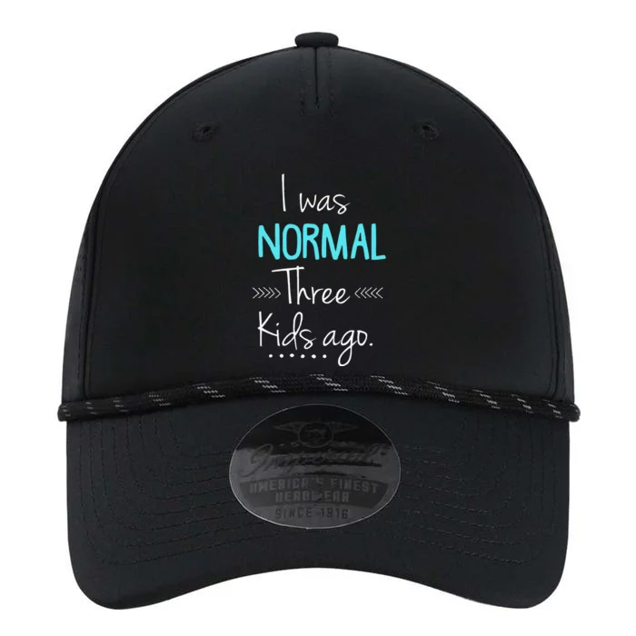 I Was Normal Three Kids Ago Funny New Mom Gift Performance The Dyno Cap