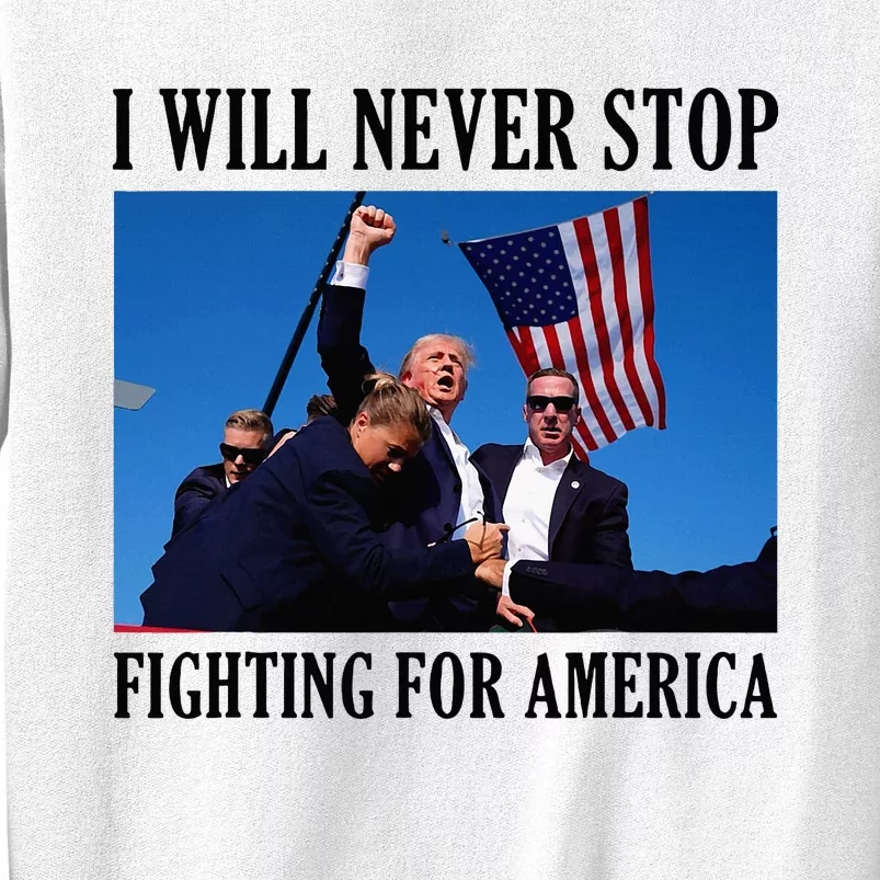 I Will Never Stop Fighting For America Sweatshirt