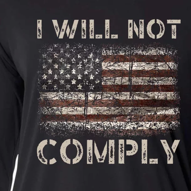 I Will Not Comply Cooling Performance Long Sleeve Crew