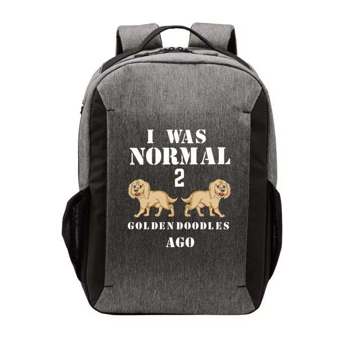 I Was Normal 2 Goldendoodles Ago Vector Backpack