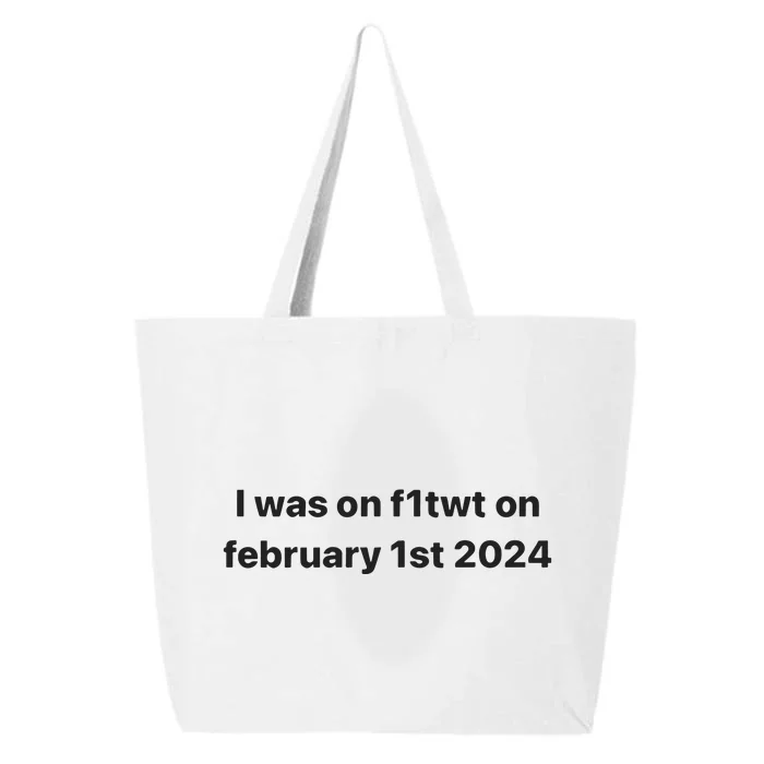 I Was On F1twt On February 1st 2024 25L Jumbo Tote