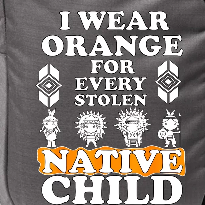 I Wear Orange For Every American Native Child Indian Pride Impact Tech Backpack