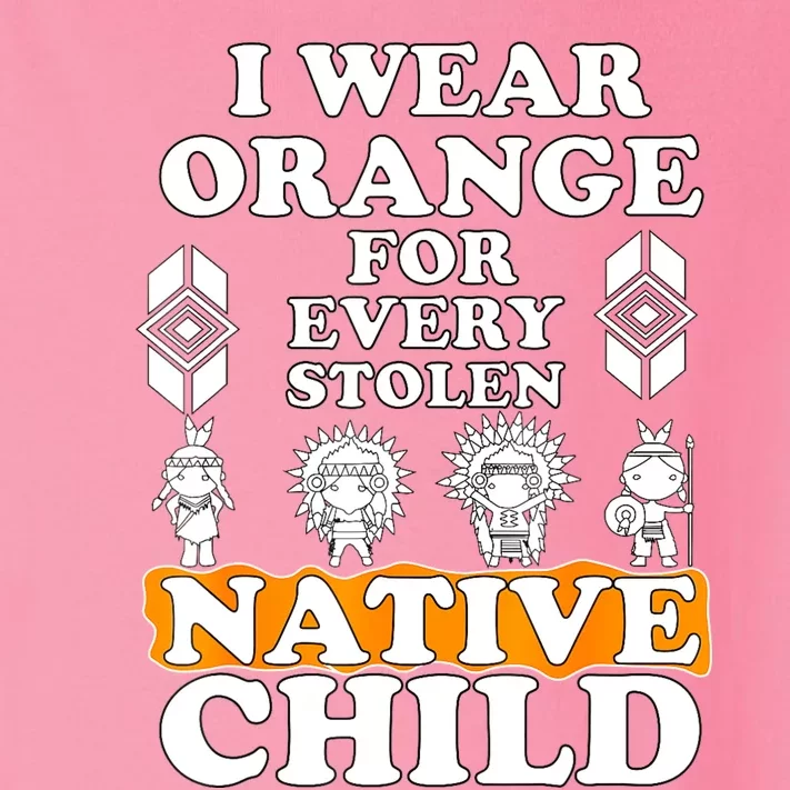 I Wear Orange For Every American Native Child Indian Pride Toddler Long Sleeve Shirt