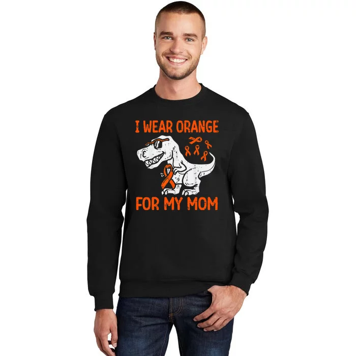 I Wear Orange For My Mom Dinosaur Multiple Sclerosis Sweatshirt