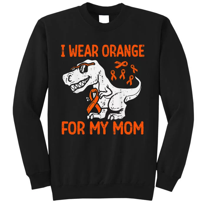 I Wear Orange For My Mom Dinosaur Multiple Sclerosis Sweatshirt