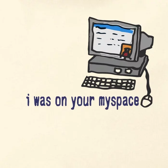 I Was On Your Myspace Tyler Zip Tote Bag