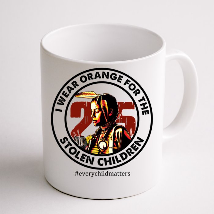 I Wear Orange For Stolen Children Every Child Matters Front & Back Coffee Mug