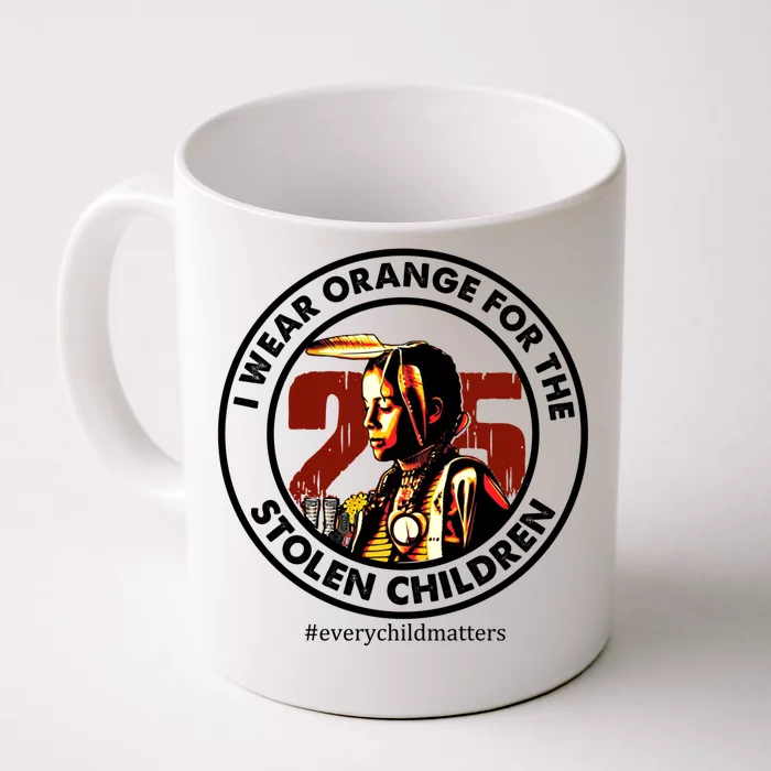 I Wear Orange For Stolen Children Every Child Matters Front & Back Coffee Mug