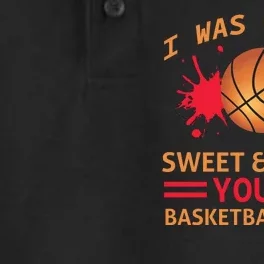 I Was Once A Sweet And Polite Young Basketball Mama Dry Zone Grid Performance Polo