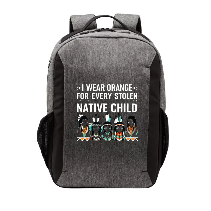 I Wear Orange For Every American Native Child Indian Pride Vector Backpack