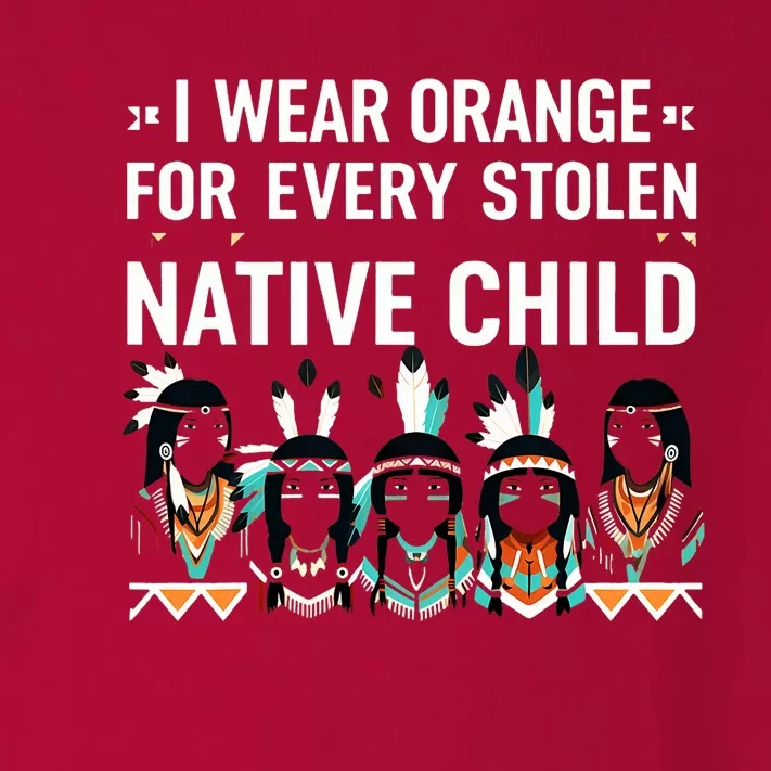 I Wear Orange For Every American Native Child Indian Pride Toddler Long Sleeve Shirt