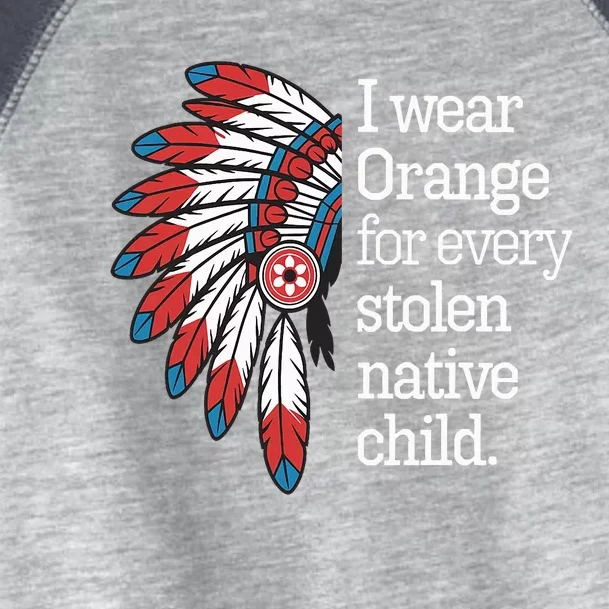 I Wear Orange For Every American Native Child Toddler Fine Jersey T-Shirt