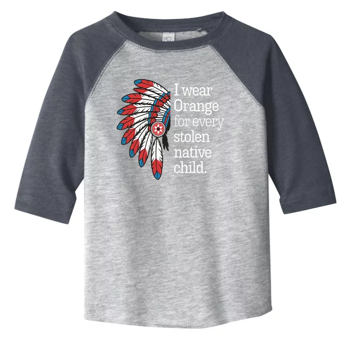 I Wear Orange For Every American Native Child Toddler Fine Jersey T-Shirt