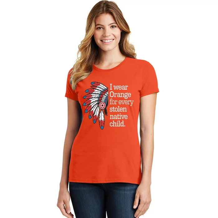 I Wear Orange For Every American Native Child Women's T-Shirt