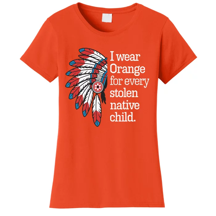 I Wear Orange For Every American Native Child Women's T-Shirt