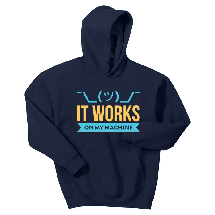 It works on my Machine - Programming Kids Hoodie