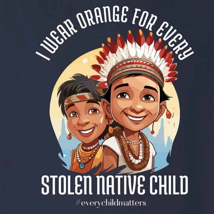 I Wear Orange For Indigenous Children Toddler Long Sleeve Shirt