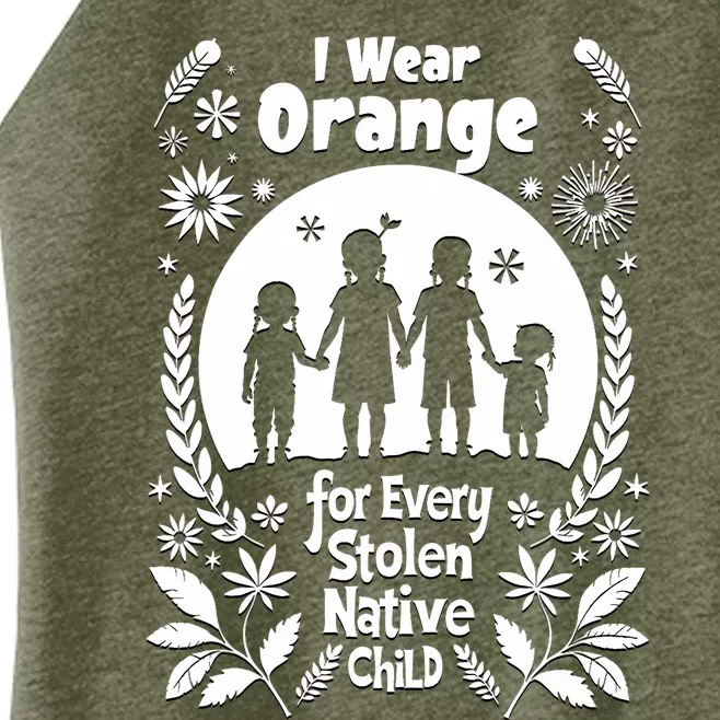 I Wear Orange For Every American Native Child Indian Pride Women’s Perfect Tri Rocker Tank