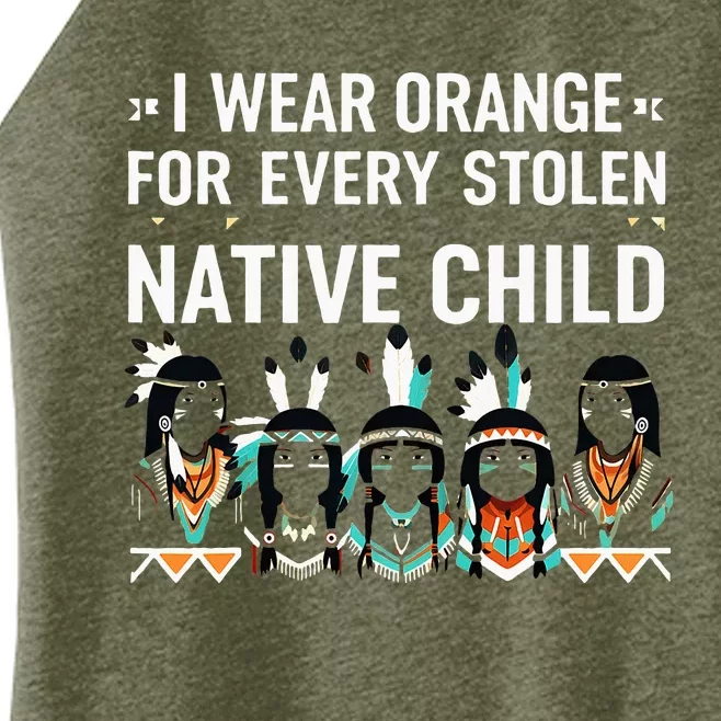 I Wear Orange For Every American Native Child Indian Pride Women’s Perfect Tri Rocker Tank