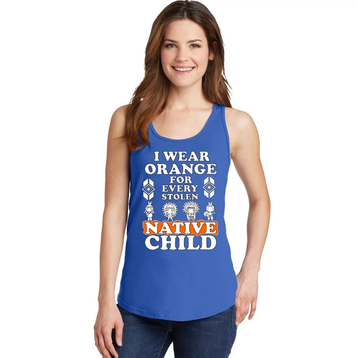 I Wear Orange For Every American Native Child Indian Pride Ladies Essential Tank