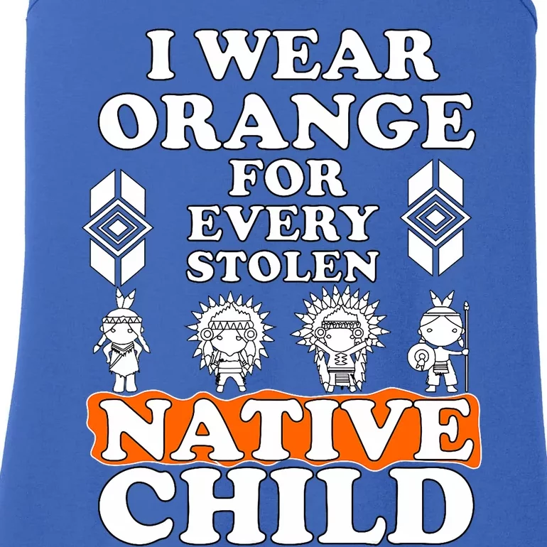 I Wear Orange For Every American Native Child Indian Pride Ladies Essential Tank