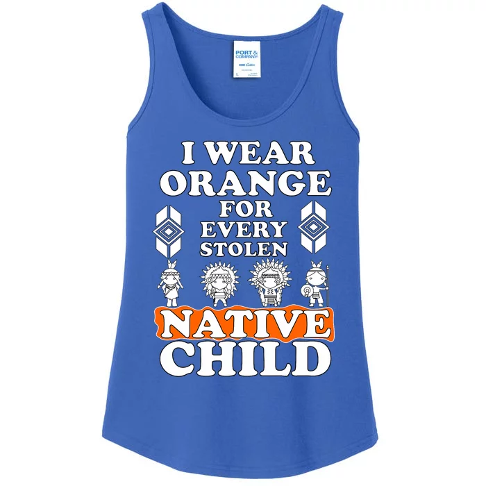 I Wear Orange For Every American Native Child Indian Pride Ladies Essential Tank